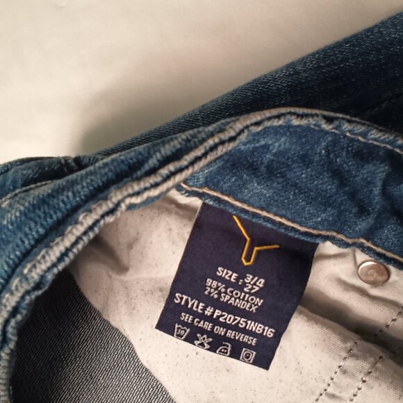 Vigoss Studio Jeans Size 27/4 The Dublin Skinny Low Rise Medium Wash - Picture 7 of 11